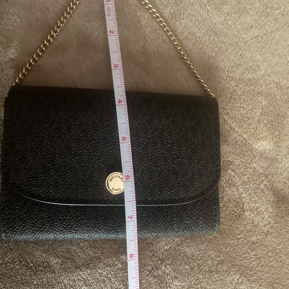 NWOT, Michael Kors Brown Signature Canvas 2-in-1 wallet and card holder w chain - Picture 12 of 12